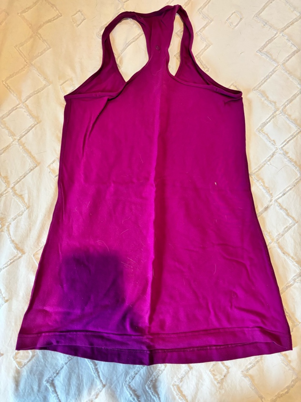 Magenta Racerback Tank Top - Picture 3 of 3